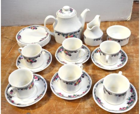 A Royal Doulton 'Autumn's Glory' pattern six-place setting tea service, LS1086, some boxes are available.
