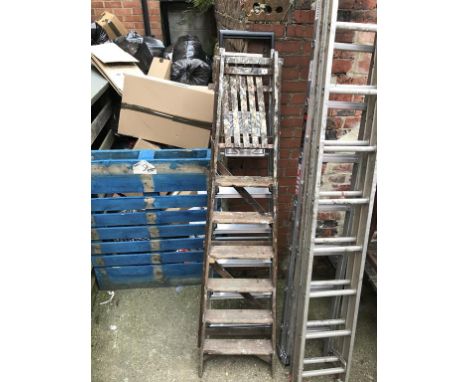 Two pairs of step ladders