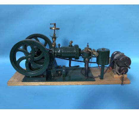 A large model horizontal beam engine, 79cm