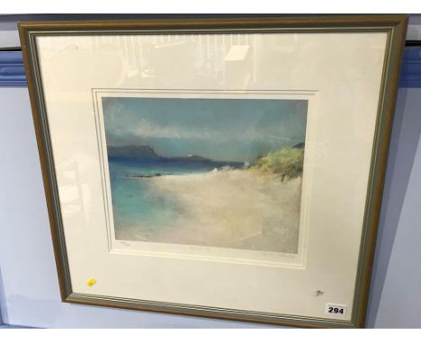 Limited Edition, print by Wendy McBride, 389/500, 'Horizon IV', 28 x 31cm