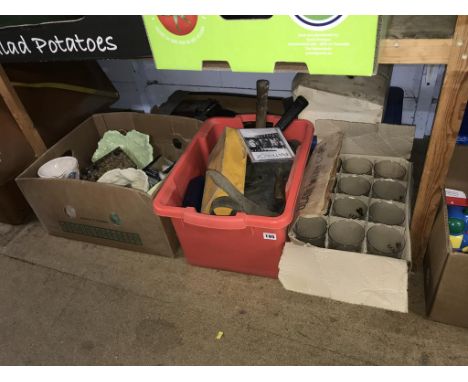 Assorted glass ware and tools etc.