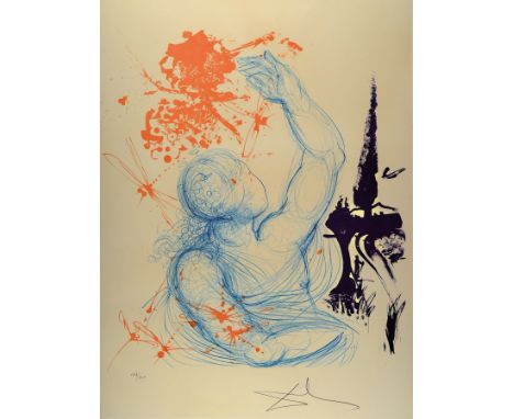 Salvador Dali, 1904 Figueras - 1989 ebenda,  'Pubertät' aus der Serie der Lebensalter 'Edades de la vida' (1973), Zinkfarblit