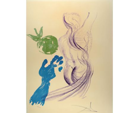 Salvador Dali, 1904 Figueras - 1989 ebenda,  'Reife' aus der Serie der Lebensalter 'Edades de la vida' (1973), Zinkfarblithog