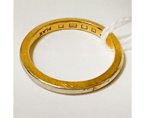 22 CARAT GOLD RING SIZE 1 - 3 GRAMS APPROX