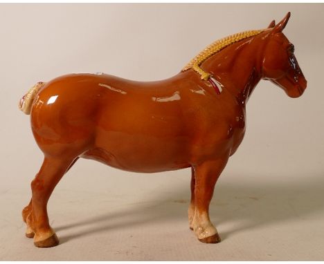 Beswick light chestnut Suffolk Punch horse 1359: 