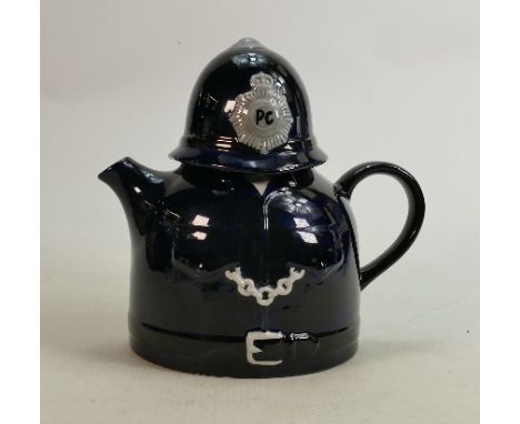 Carltonware Police Theme Novelty Teapot: height 20cm 