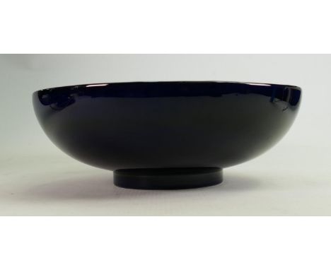 Moorcroft Clematis patterned fruit bowl: Diameter 28cm. 
