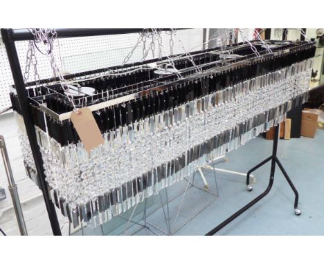 CHANDELIER, of large proportions, contemporary Continental style, 66cm drop.