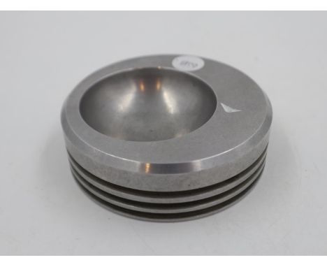 Piston ashtray from a Merlin aircraft engine, D: 11 cm. UK P&amp;P Group 2 (£20+VAT for the first lot and £4+VAT for subseque