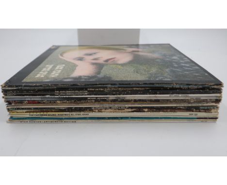 Twenty mixed albums including Bowie, John Lennon &amp; Michael Jackson. UK P&amp;P Group 3 (£30+VAT for the first lot and £8+