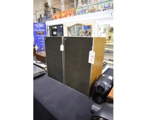 Pair of Leak 2060 3 way speaker system, (12” base drivers) gold plated binding posts. Working. Not available for in-house P&a