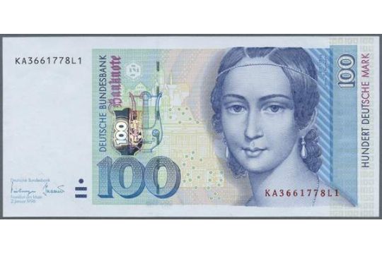 Kleines Lot Mit 3 Kassenfrischen Noten Zu 50 100 Und 0 Dm 1996 Hologramm Serie Ro 309a 310a