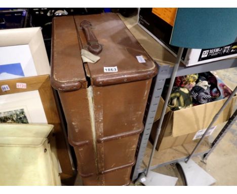 Oak bound cabin trunk. Not available for in-house P&amp;P 