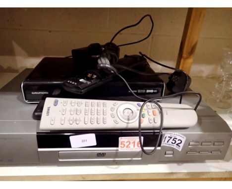 Philips DVD player and a Grundig Freeview box. All electrical items in this lot have been PAT tested for safety and have pass