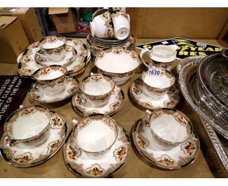 Edwardian 26 piece tea service by Salon China. Not available for in-house P&amp;P 