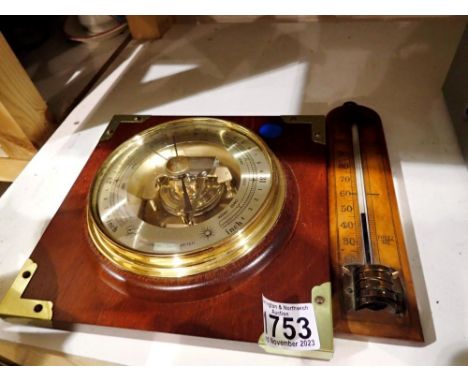 Barometer and a thermometer. Not available for in-house P&amp;P 