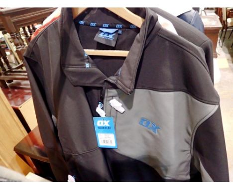Ox-Tools 50 inch chest softshell workwear jacket, new old stock. Not available for in-house P&amp;P 