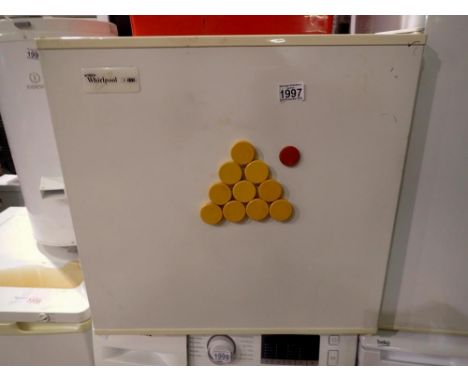 Whirlpool counter top fridge. All electrical items in this lot have been PAT tested for safety and have passed. This does not