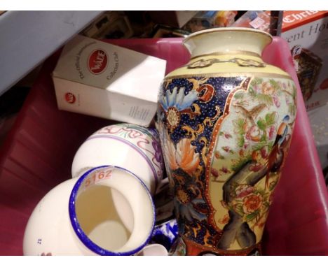 Mixed ceramics including Poole and Oriental. Not available for in-house P&amp;P 