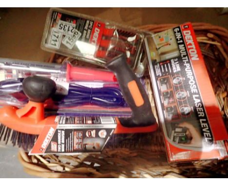 New unused tools, wire brushes, soldering iron, laser level etc. Not available for in-house P&amp;P 
