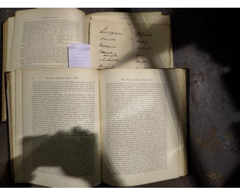 Two volumes of the National Portrait Gallery of Prints of Prime Ministers and Lords, by Cassell, Petter and Galpin. UK P&amp;
