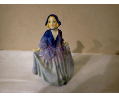 Royal Doulton figurine, Sweet Anne M6, no cracks or chips, H: 10 cm. UK P&amp;P Group 1 (£16+VAT for the first lot and £2+VAT