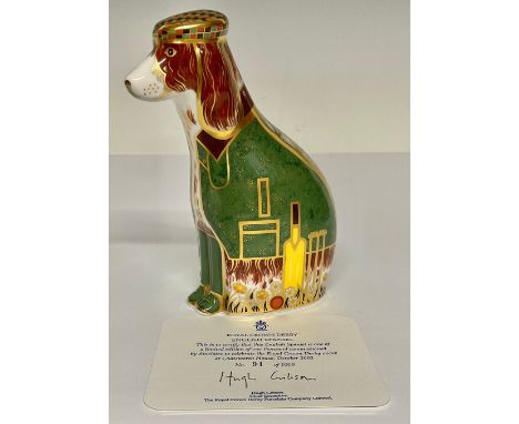 A Royal Crown Derby model, English Spaniel, specially commissioned by Sinclairs to celebrate the Royal Crown Derby event at C