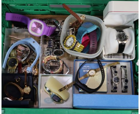 Large collection of vintage and modern wrist and dress watches to include: OMG, Pulsar, Avia etc.   (B.P. 21% + VAT) 