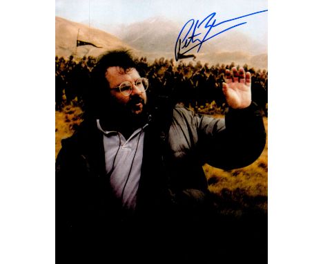 Sir Peter Jackson signed 10x8 colour photo. Sir Peter Robert Jackson ONZ KNZM (born 31 October 1961) is a New Zealand film di