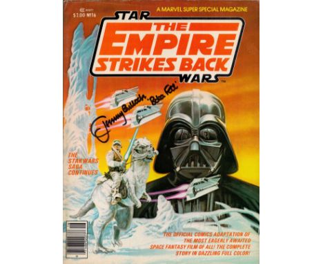 Jimmy Bulloch (Boba Fett) Hand signed on Star Wars Magazine No. 16. Superb Signature. Magazine set within a Plastic pocket. F