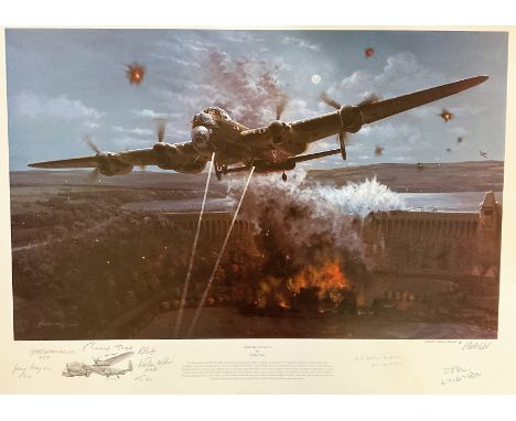 Philip West colour 30x22 Multi Signed Print Titled 'Primary Target' Artist Studio Proof 6/10. Signed in pencil by Johnny John