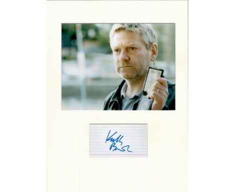 Kenneth Branagh 16X12 overall mounted signature piece includes a signed album page and a unsigned colour photo. Sir Kenneth C