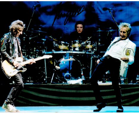 Kenney Jones signed 10x8 colour photo. Kenneth Thomas Jones (born 16 September 1948) is an English drummer best known for his