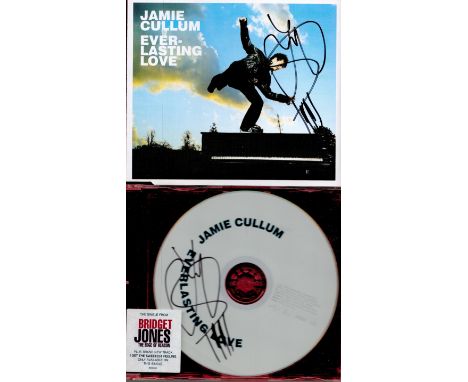 Jamie Cullum signed Ever Lasting Love CD sleeve and Disc. Jamie Cullum (born 20 August 1979) is an English jazz-pop singer-so