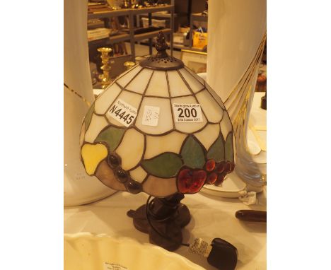 Tiffany style table lamp and shade