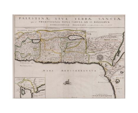 PEYROUNIN, ABRAHAM (um 1620 - um 1666), "Palestinae sive Terrae Sanctae...", 1646, ... qua et Promissionis nova Tabula ad SS 