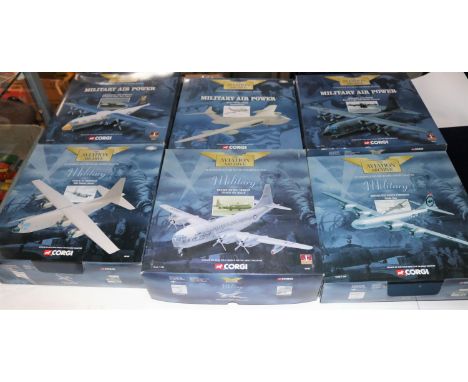 6 Corgi Aviation Archive. Boeing B29 Super Fortress, Enola Gay (48901). C130 K, Hercules RAF Desert Storm (48405). Lockheed K