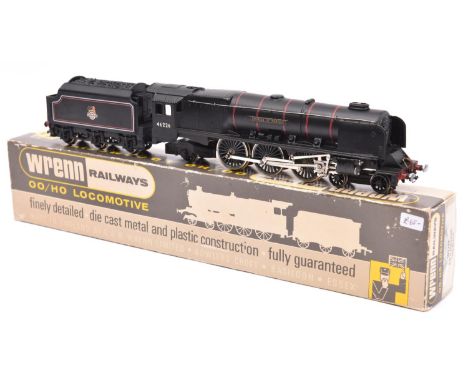 A Wrenn 'OO' Coronation Class 4-6-2 tender locomotive. Presented as Duchess of Norfolk, RN46226 in BR lined black livery. Fit