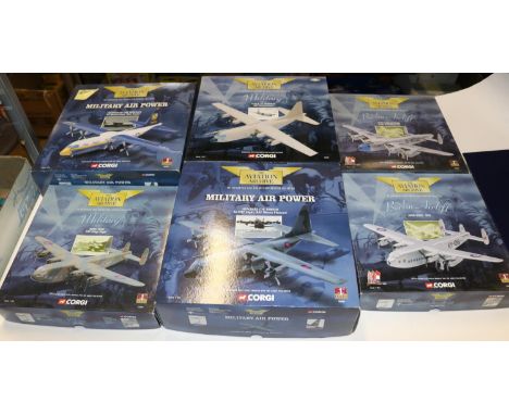 6 Corgi Aviation Archive.  C130 K, Hercules RAF Desert Storm (48405). Lockheed KC-130F Hercules, U.S. Marine Corps, Blue Ange