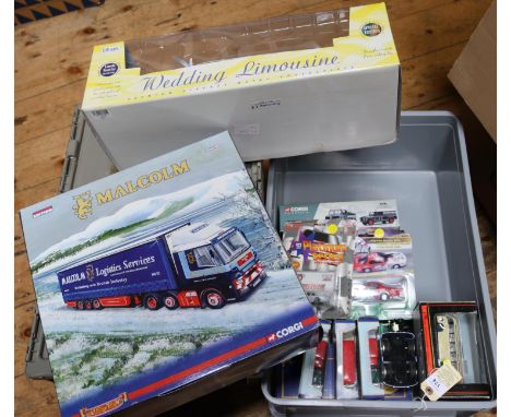 20x diecast vehicles by various makes. Including; 1:50 scale Corgi Hauliers of Renown series, MAN tractor units and trailer s