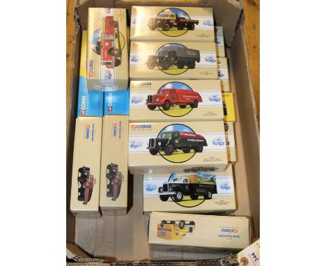 15 Corgi Classics. All American examples. 3x GM buses- Public Service, Madison Avenue and New York. 3x Yellow Coach 743- New 