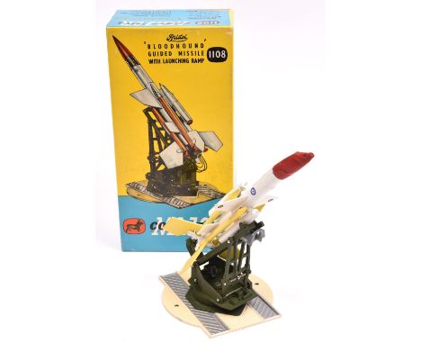 Corgi Major Toys Bloodhound Guided Missile -with Launching Ramp (1108). Complete, missile tip does require a replacement. Box