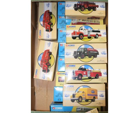 15 Corgi Classics. All American examples, 8x GM single deck buses, 2x Red Arrow Lines, Greyhound, New York, Surface Transport