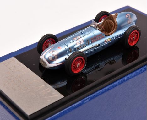 Replicarz 1:43 Racing Car. Winner 1948 Indianapolis 500 Blue Crown Special, driver Mauri Rose, 78/333. Finished in light meta