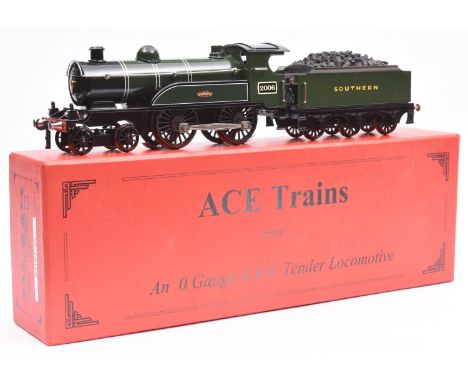 An Ace Trains O gauge Southern Railway 'Celebration' Class 4-4-0 tender locomotive, 2006, in lined dark green livery. For 3 r