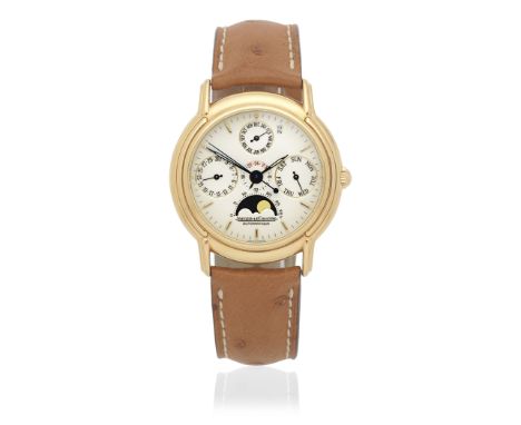 Jaeger-LeCoultre. An 18K rose gold automatic perpetual calendar wristwatch with moon phaseModel: OdysseusReference: 170.2.80D