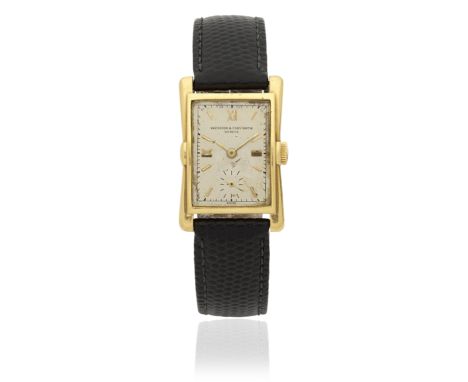 Vacheron &amp; Constantin. An 18K gold manual wind wristwatchDate: Circa 1945Movement: 17-jewel Cal.435/3C manual wind, No.47
