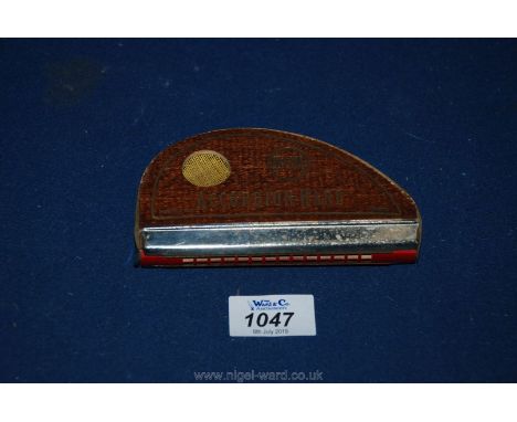 A small 1920's Accordion harp, in box.
