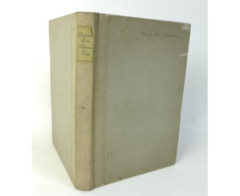 Chronicles of an African Trip by George Eastman, 1927, first edition, a photo journal of his African Safari, the end papers s