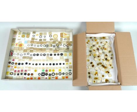 A collection of over 150 vintage microscope slides, with some by Flatters and Garnett, including samples from mammals and amp